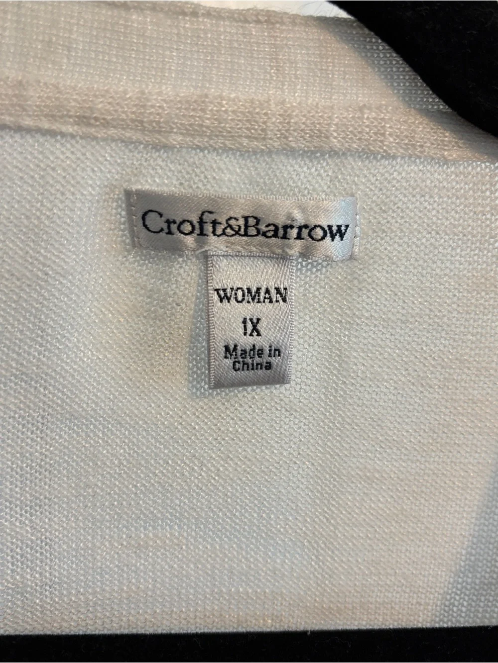 White lightweight short sleeve cardigan